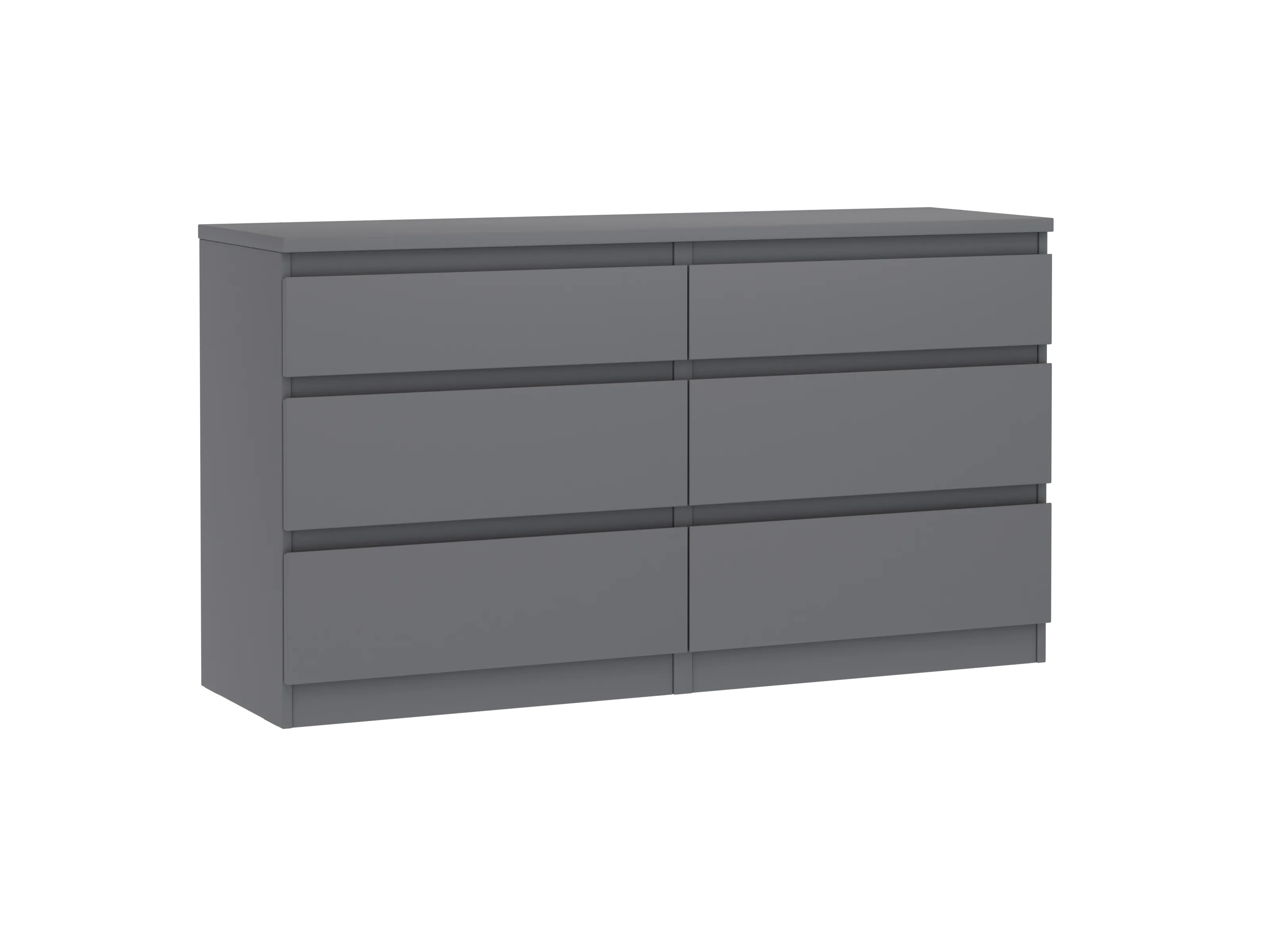 Комод Кастор 6 ящиков серый Комод Кастор 6 ящиков серый