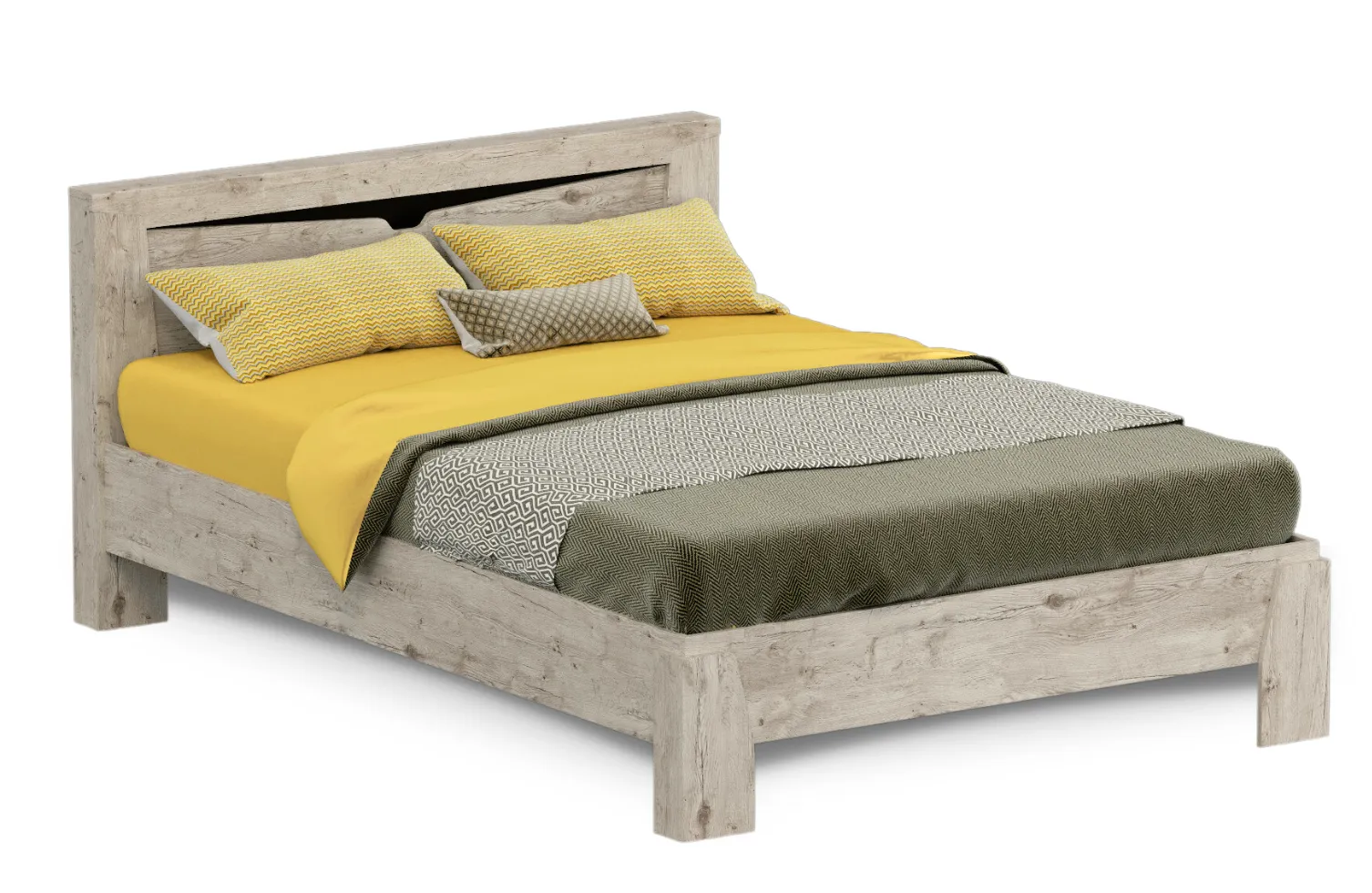 Кровать Соренто  900  Дуб бонифаций