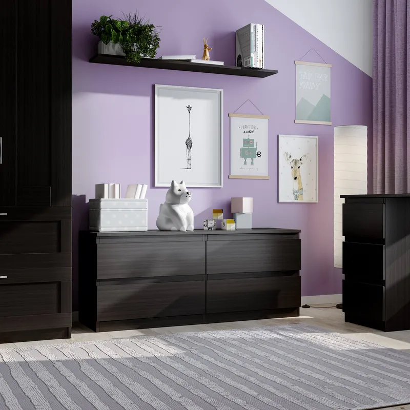 2.03.03.100.5 КАСТОР тумба 4 ящика RU Дуб Венге 2.03.03.100.5 КАСТОР тумба 4 ящика RU Дуб Венге