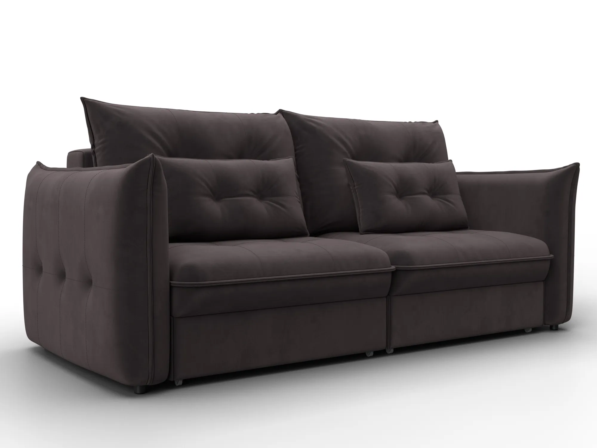 Диван прямой Лига-100 НПБ ( SEVEN 727 коричневый )