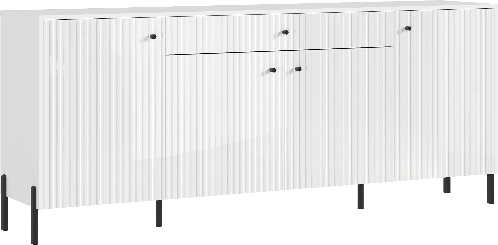 Комод Оливия (белый) ножки металл Комод Оливия (белый) ножки металл