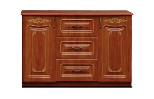 Вивальди Модуль 4 (2-х дверный, 3 ящика) Комод, матовый