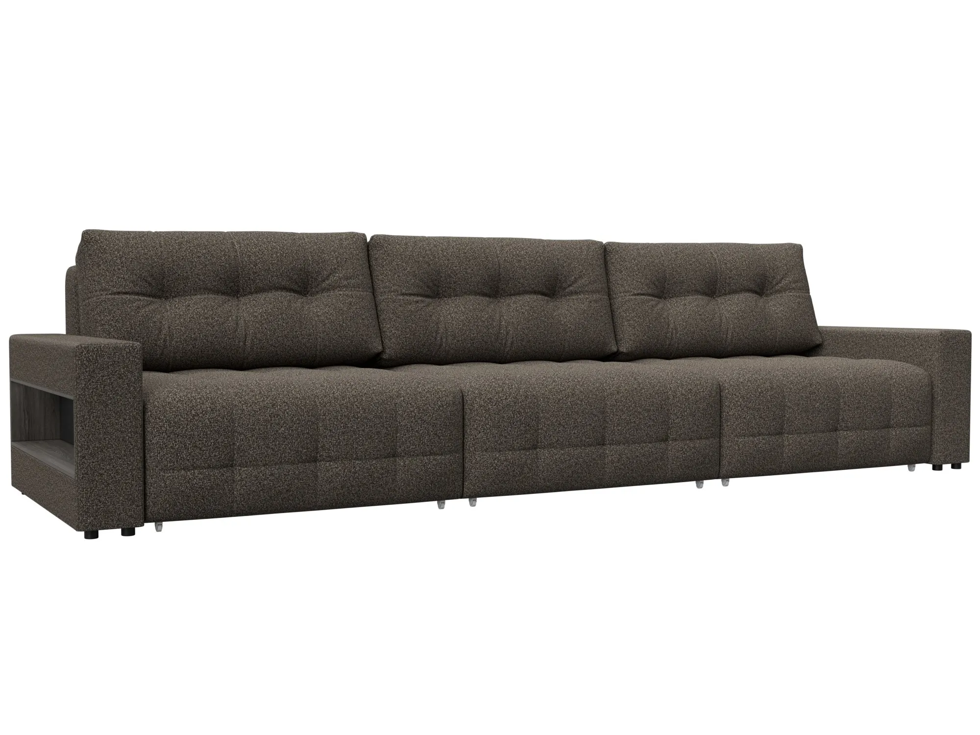 Диван прямой с полками Лига-053 НПБ Лонг