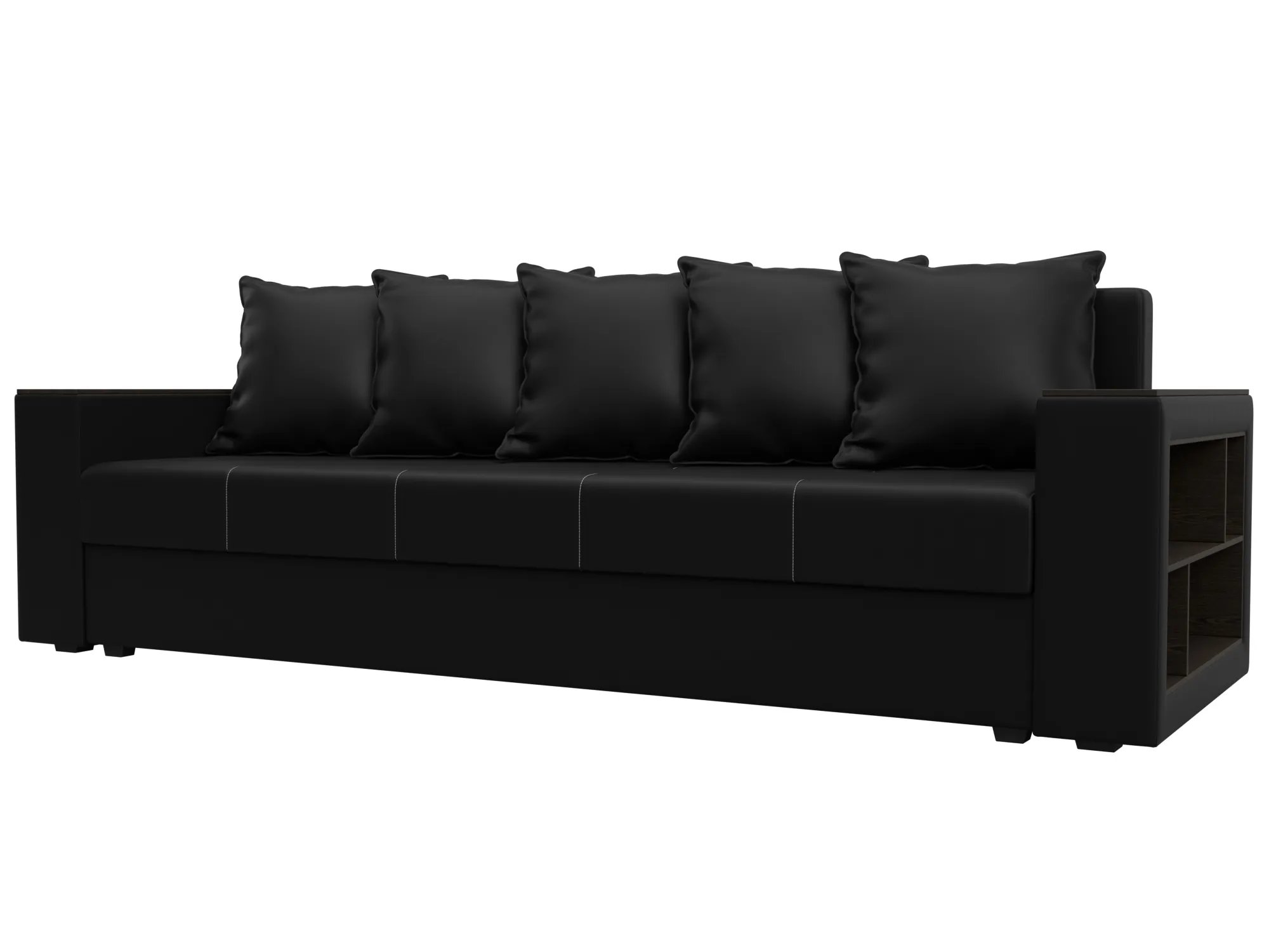 Диван прямой Дубай Лайт ( Черный )