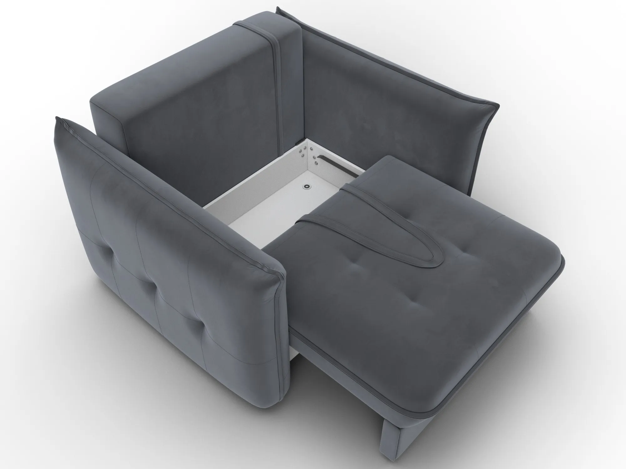 Кресло Лига-100 НПБ ( SEVEN 17 серый )