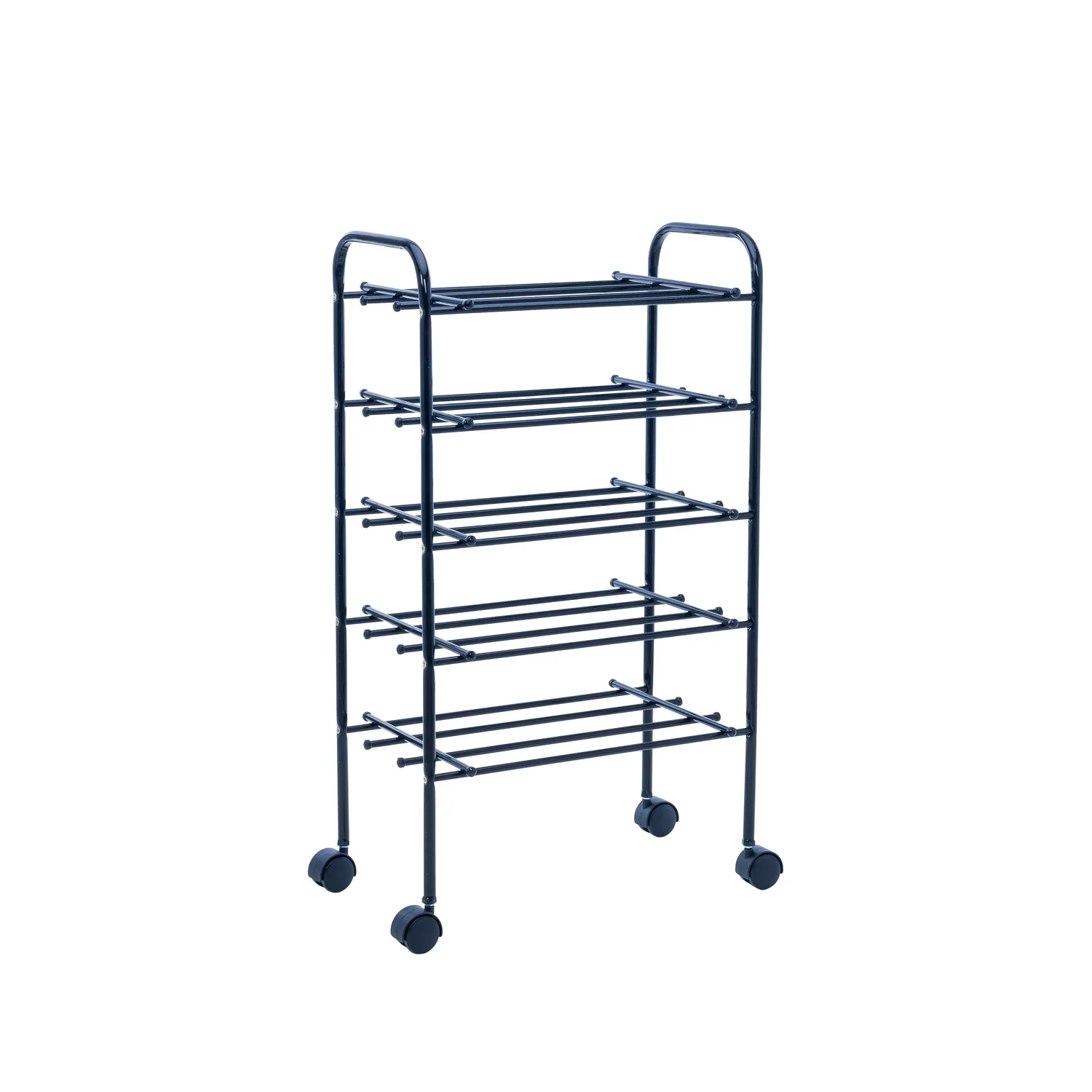 Обувница Leset Комо 5 с колесами (Чёрный)