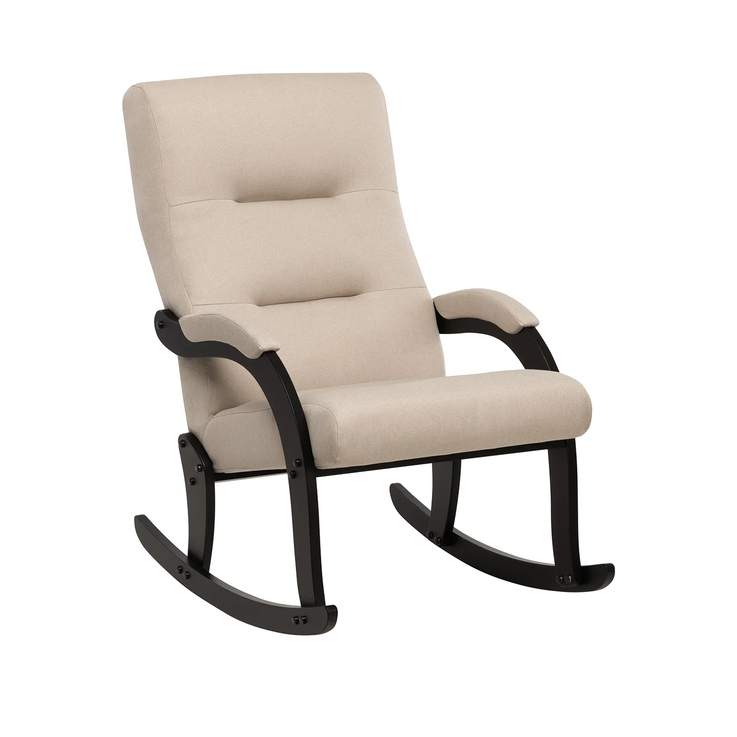 Кресло-качалка Leset Дэми (Венге/Malmo 05 (бежевый))