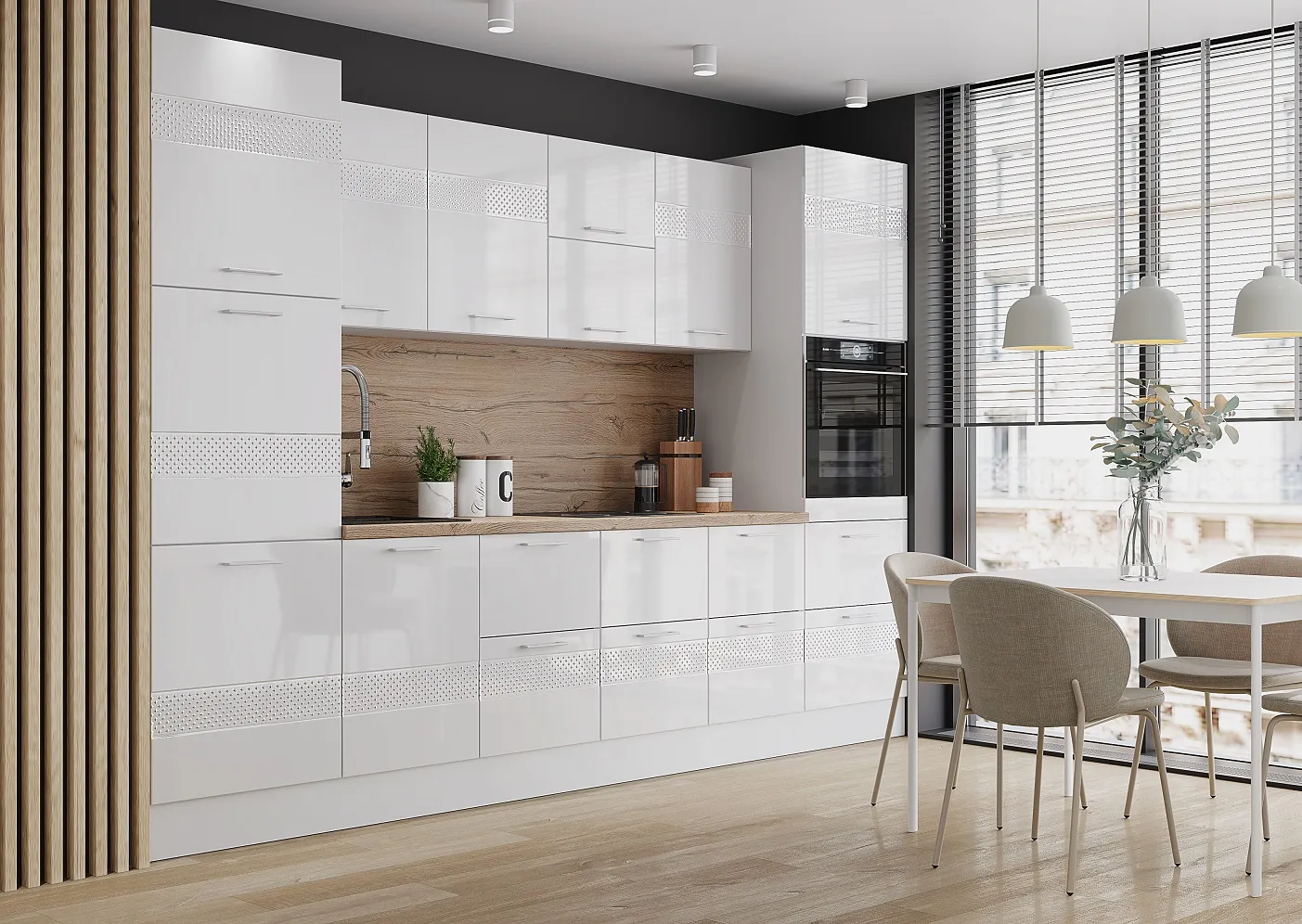 Кухня Люкс 3,2 с пеналами