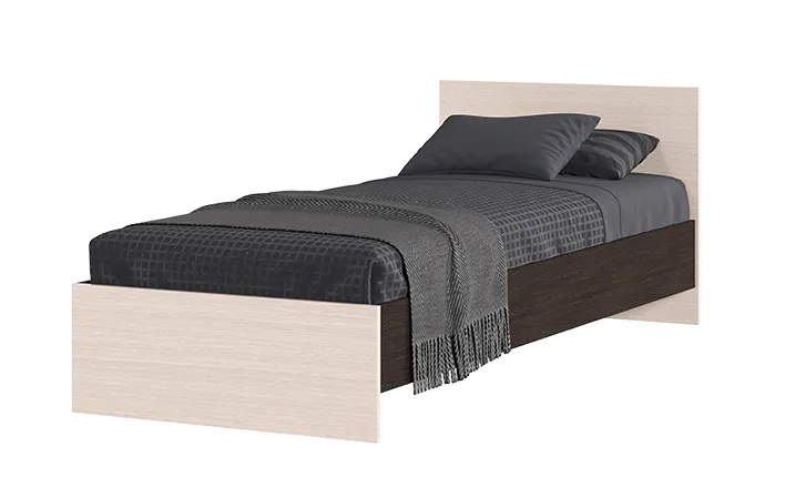 Кровать КР 554 Басса венге - дуб белфорт
