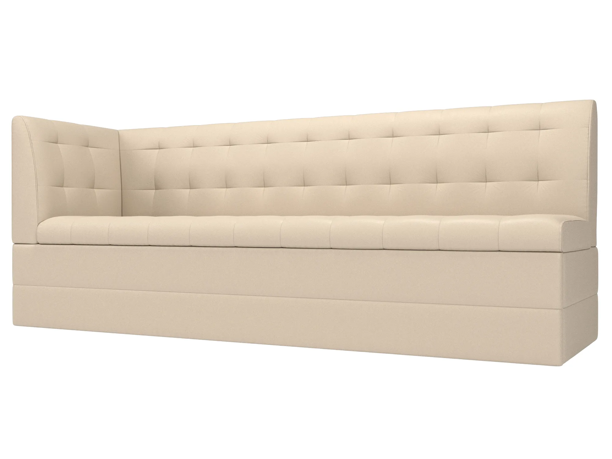 Диван кухонный прямой Бриз с углом слева