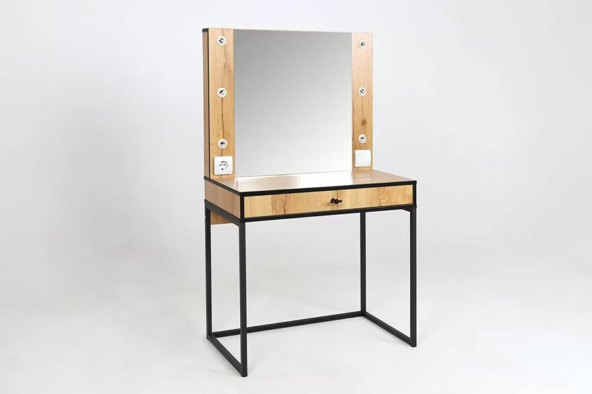 Трюмо Берген 2 Дуб Крафт Золотой