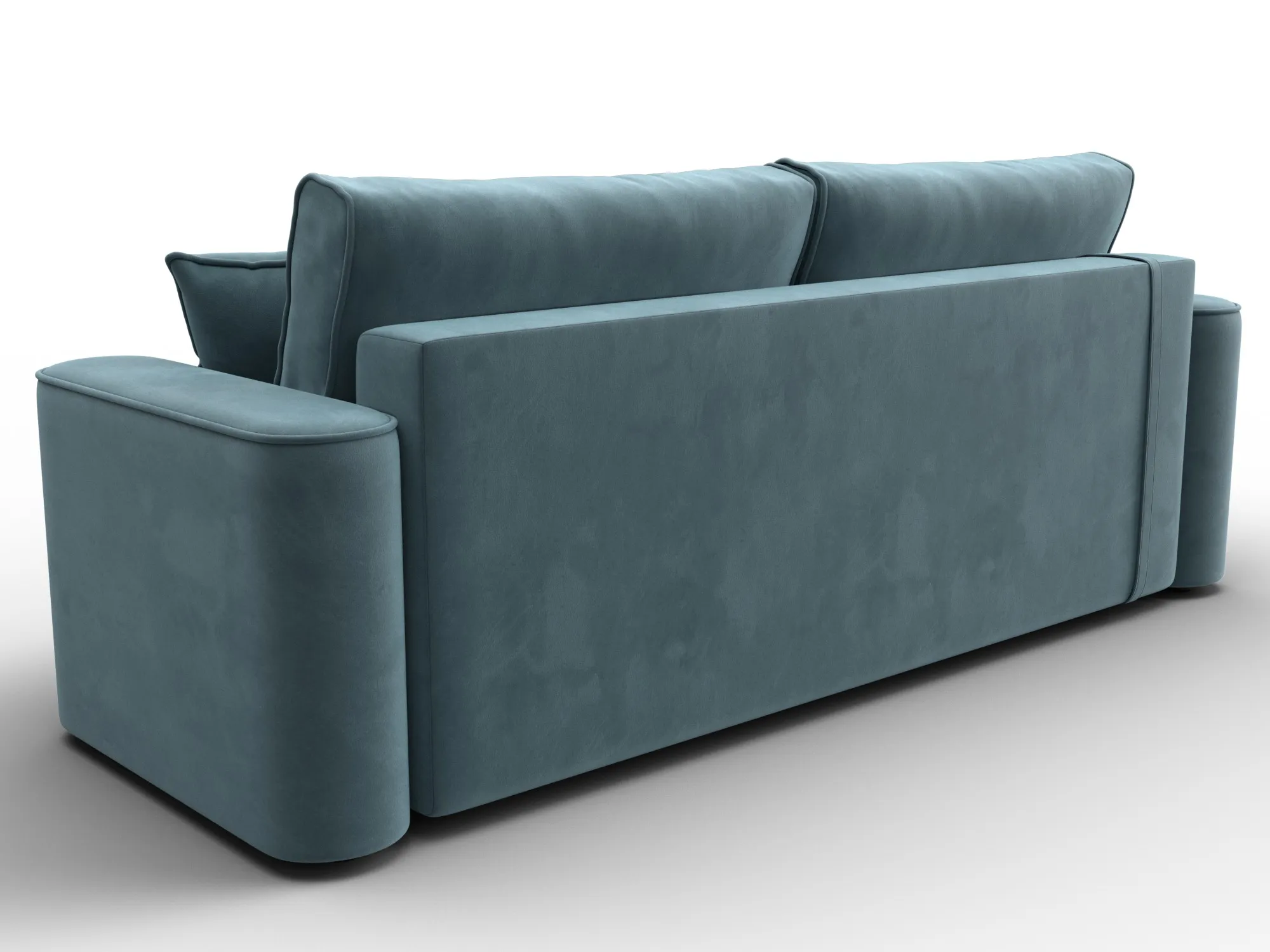 Диван прямой Лига-118 НПБ ( SEVEN 113 бирюзовый )