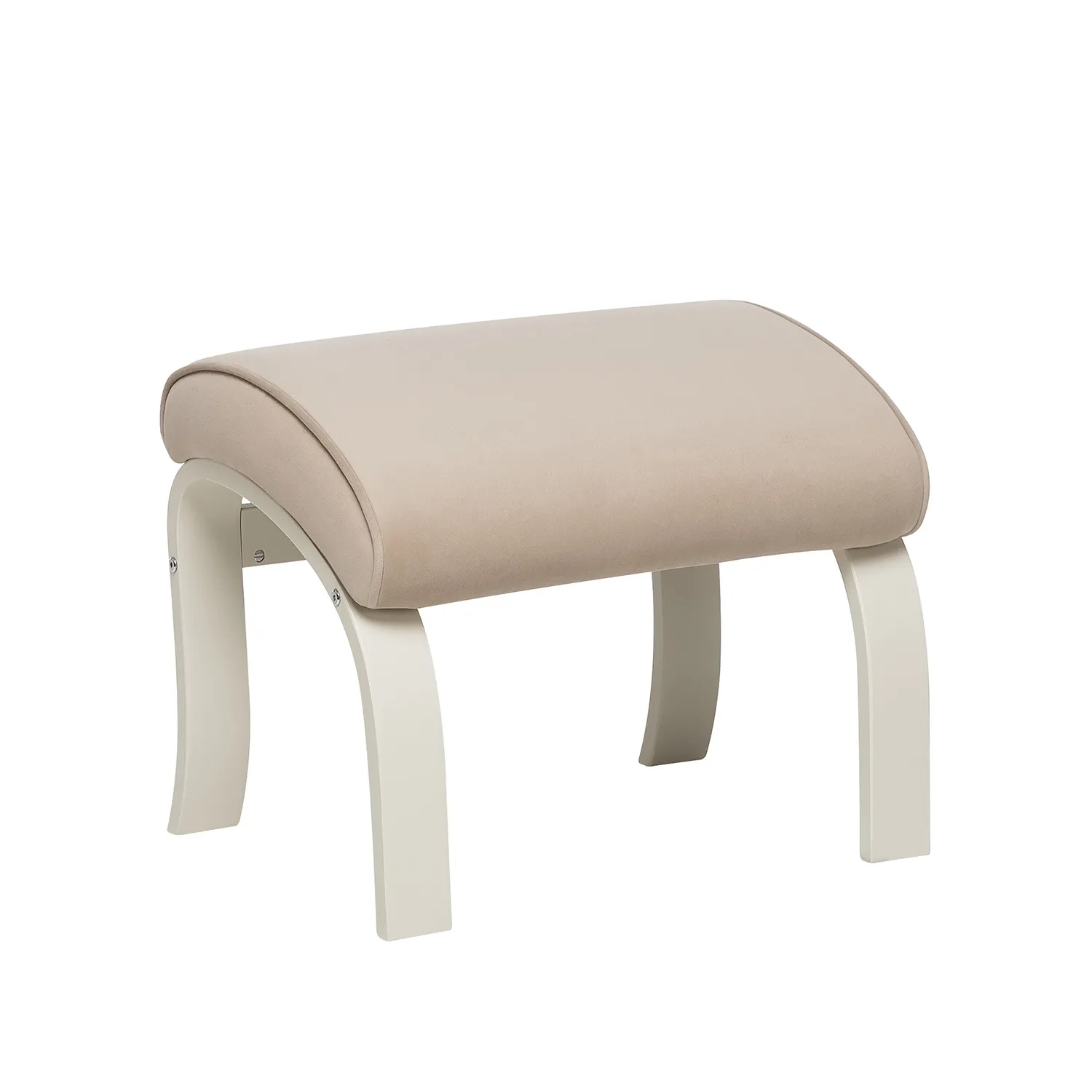 Пуф Leset Универсальный с кантом (Слоновая кость/V18 бежевый, кант V18 бежевый)