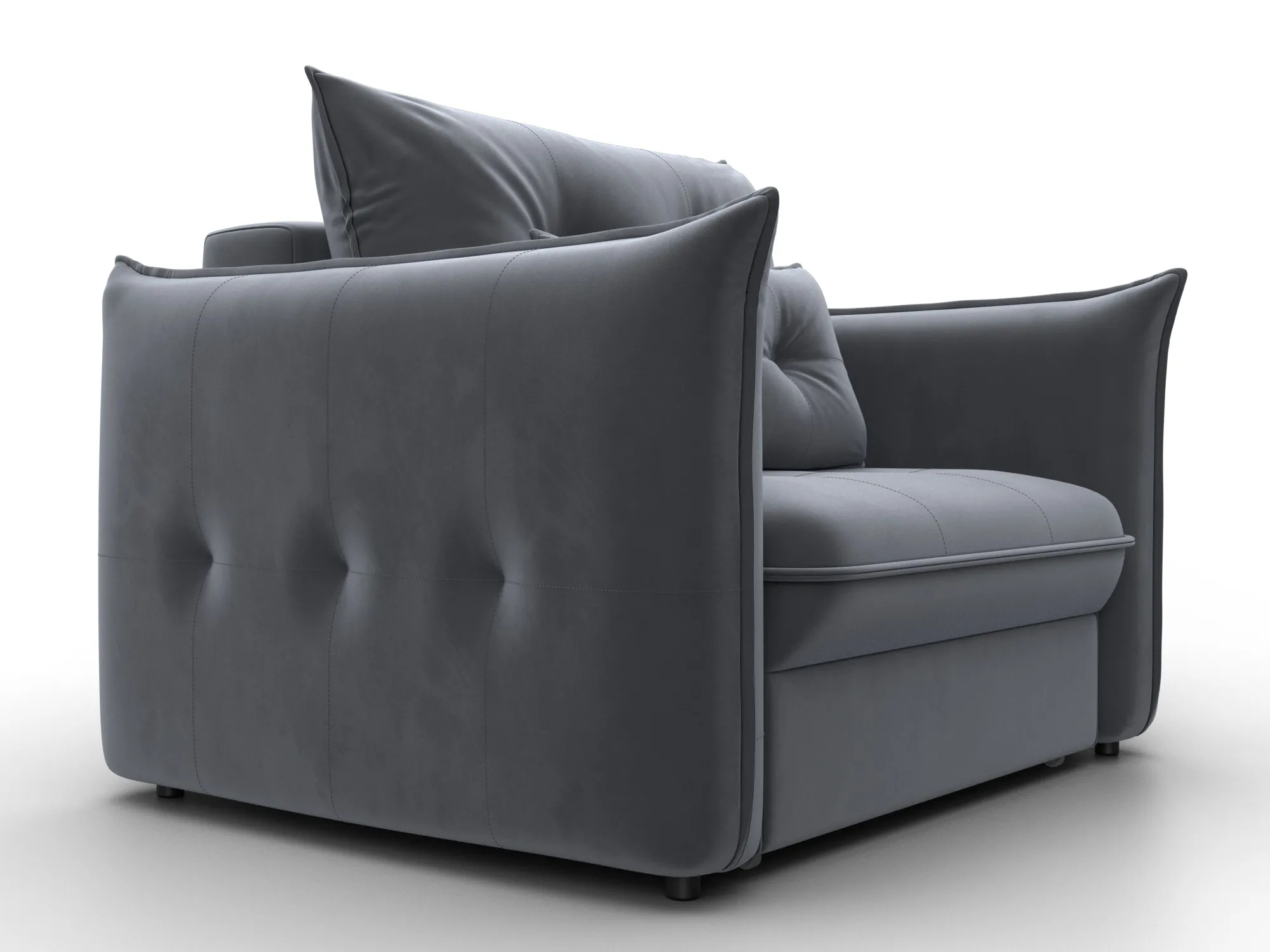 Кресло Лига-100 НПБ ( SEVEN 17 серый )