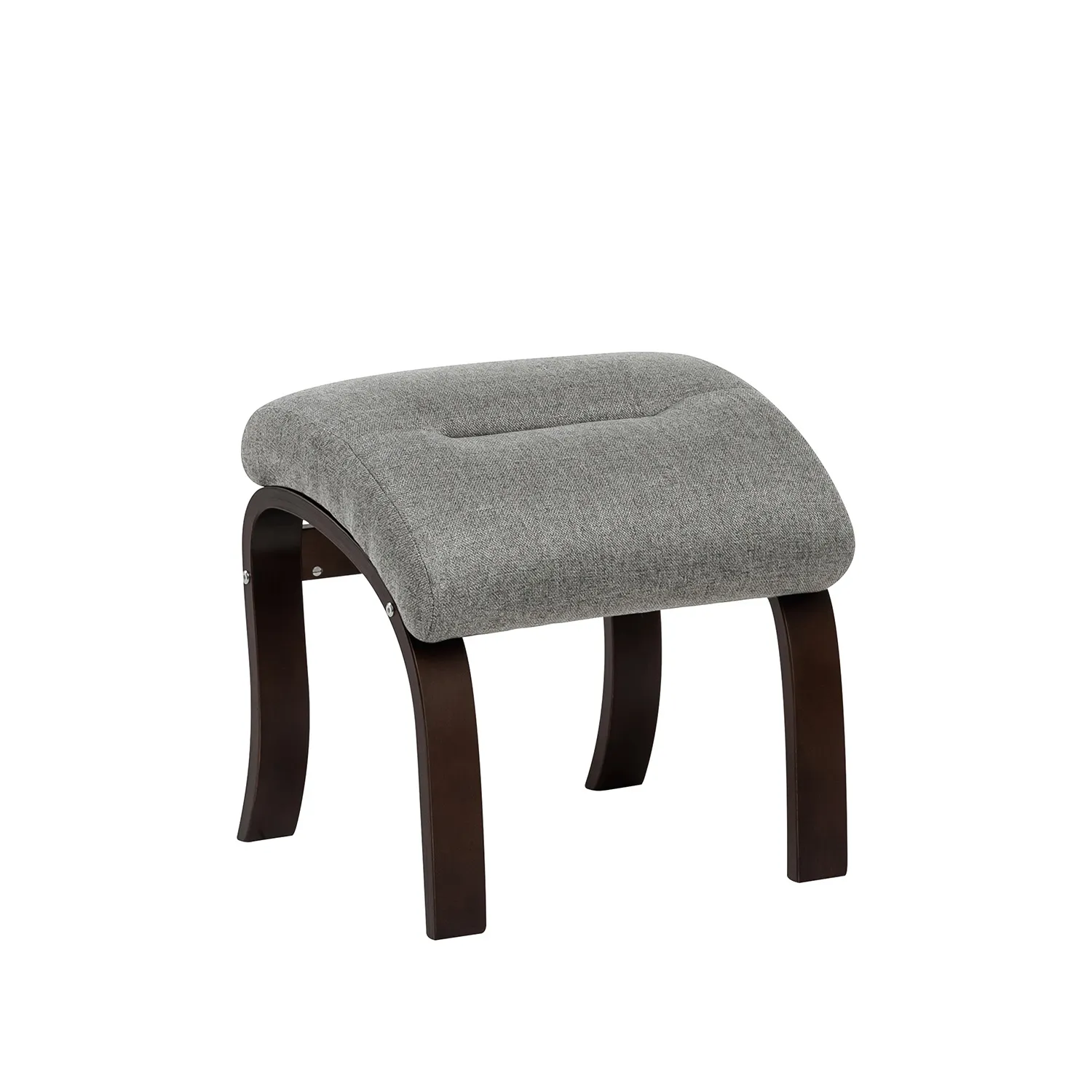 Пуф Leset Лион универсальный (Орех текстура/Malmo 90 (серый))