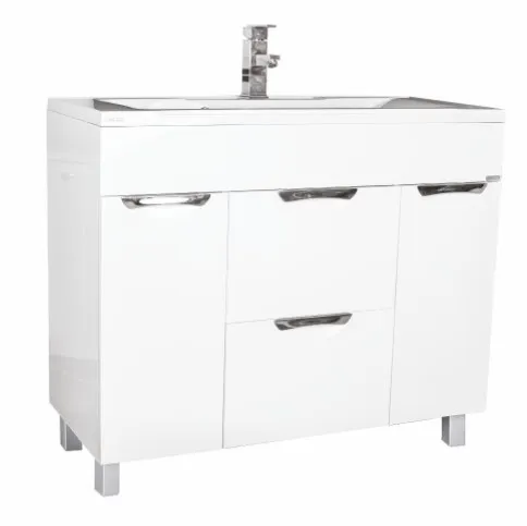 Тумба под умывальник "Elen 100" Грация с двумя ящиками В2 Домино