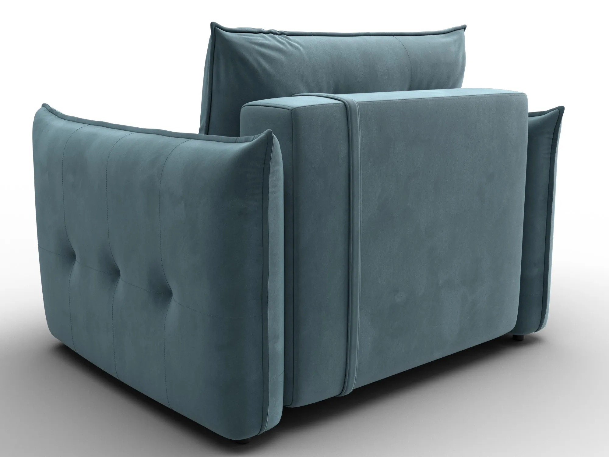 Кресло Лига-100 НПБ ( SEVEN 113 бирюзовый )