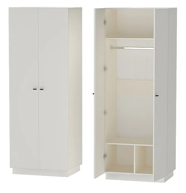 Шкаф ШК-1 Квадро Миндаль