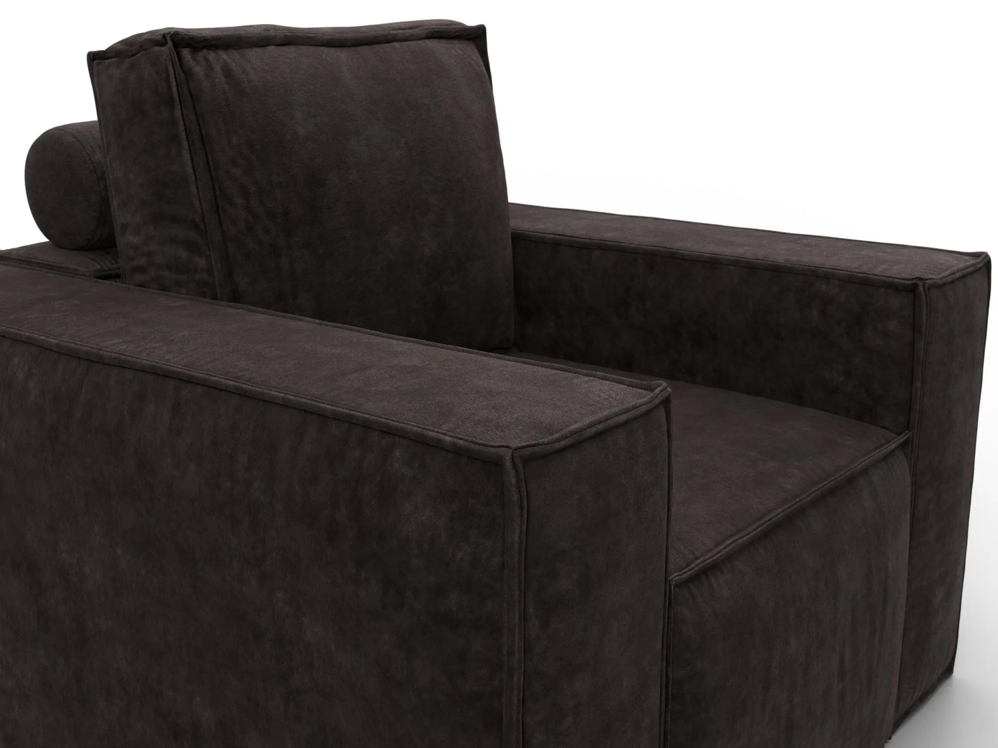 Кресло Лига-081 НПБ ( BRUT 17 коричневый )