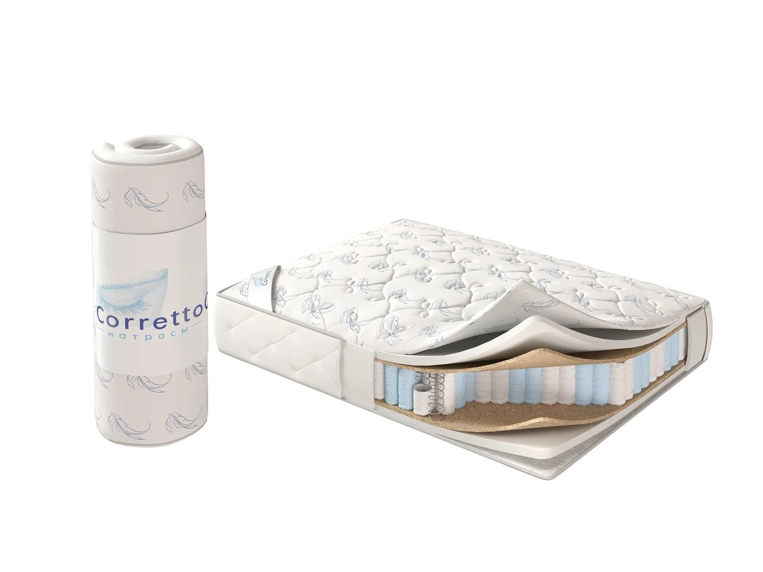 Матрас в скрутке Roll Spring 140*200 Матрас в скрутке Roll Spring 140*200