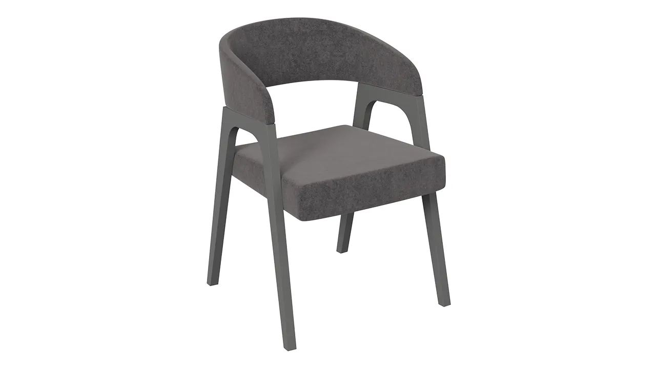 Кресло Техас 1 - W-101  Графит, тк. №209 Велюр Jercy stone Кресло Техас 1 - W-101  Графит, тк. №209 Велюр Jercy stone