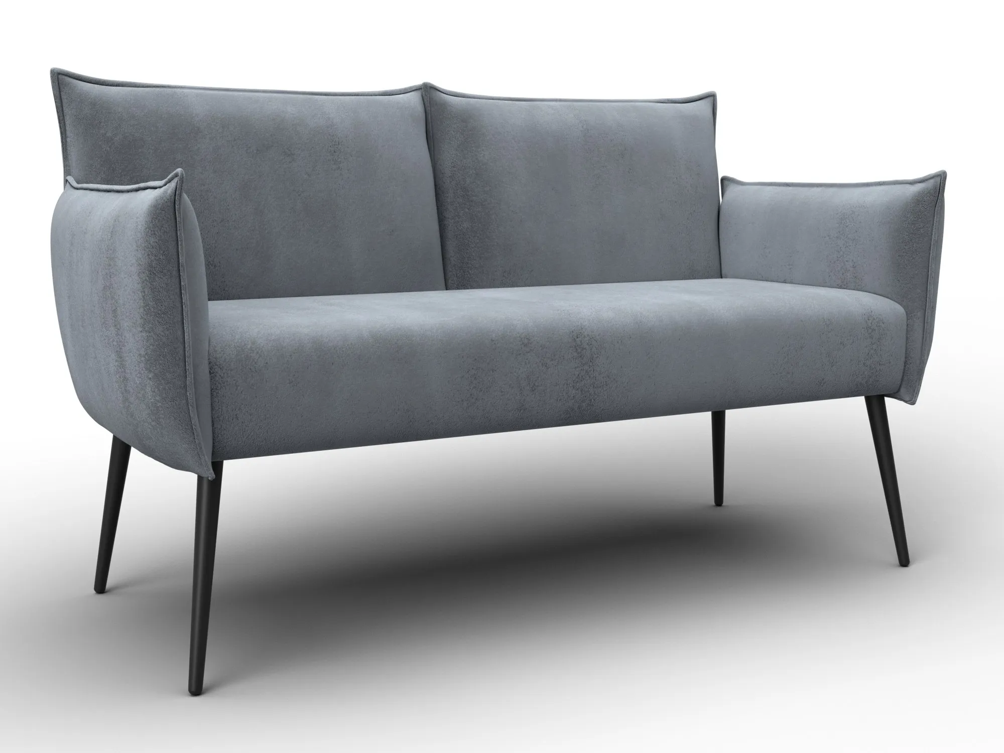 Диван прямой Лига-083 ( велюр TOWER 10 серый )