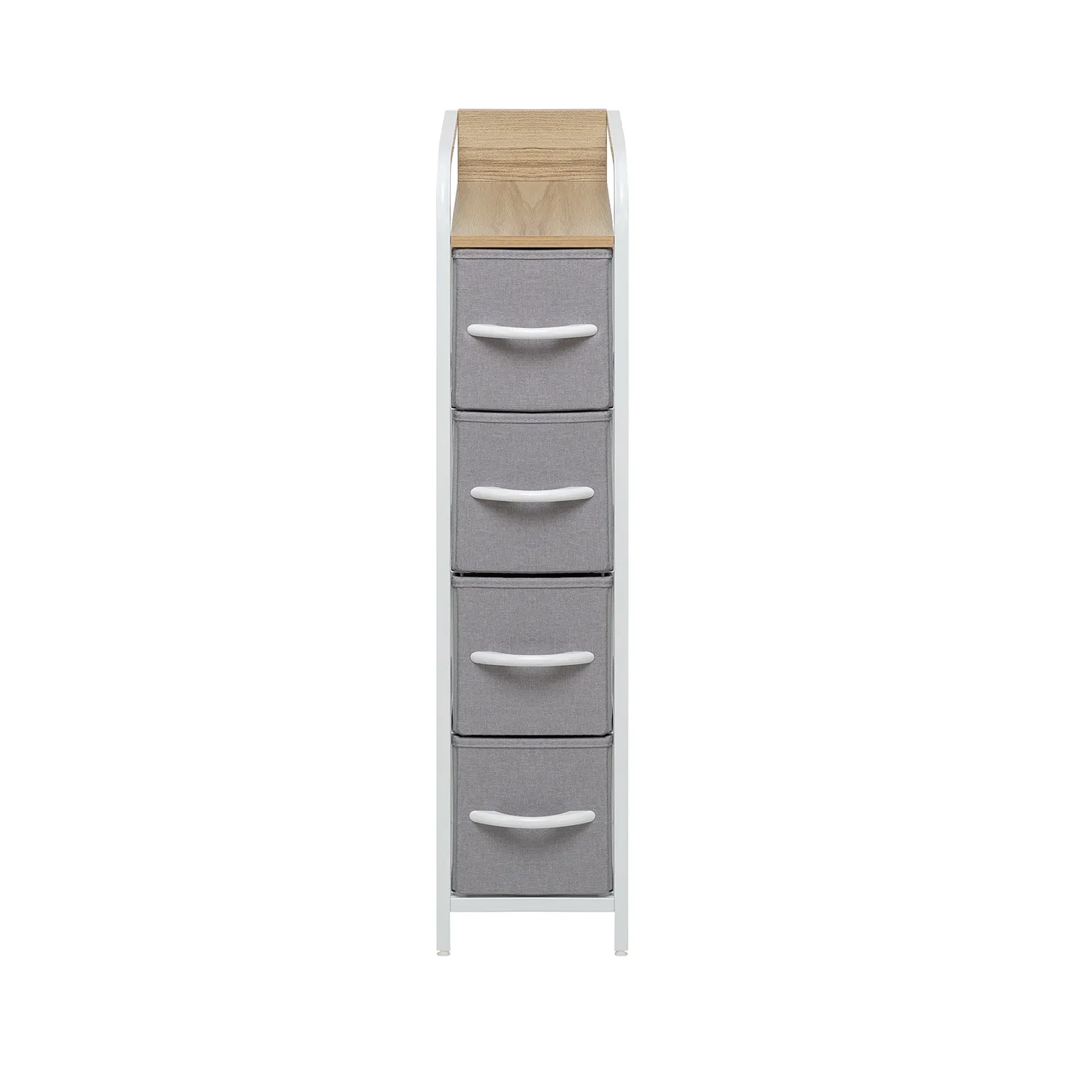 Комод Leset Ноа 4 ящ. узкий (Белый/Светло-серый/Клён) Комод Leset Ноа 4 ящ. узкий (Белый/Светло-серый/Клён)