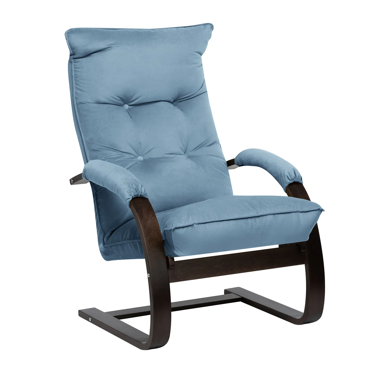 Кресло-трансформер Leset Монако (Орех текстура/V47 синий)