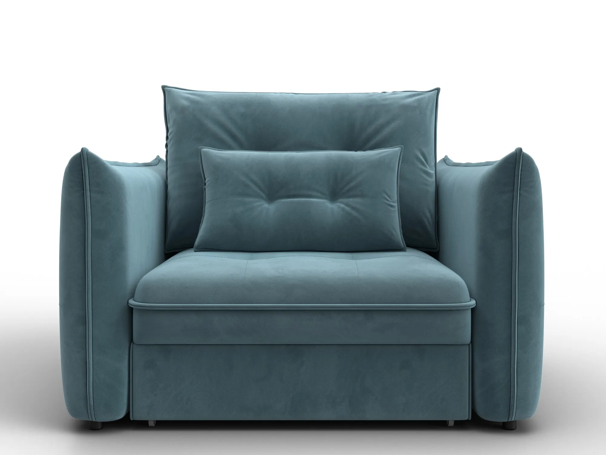 Кресло Лига-100 НПБ ( SEVEN 113 бирюзовый )