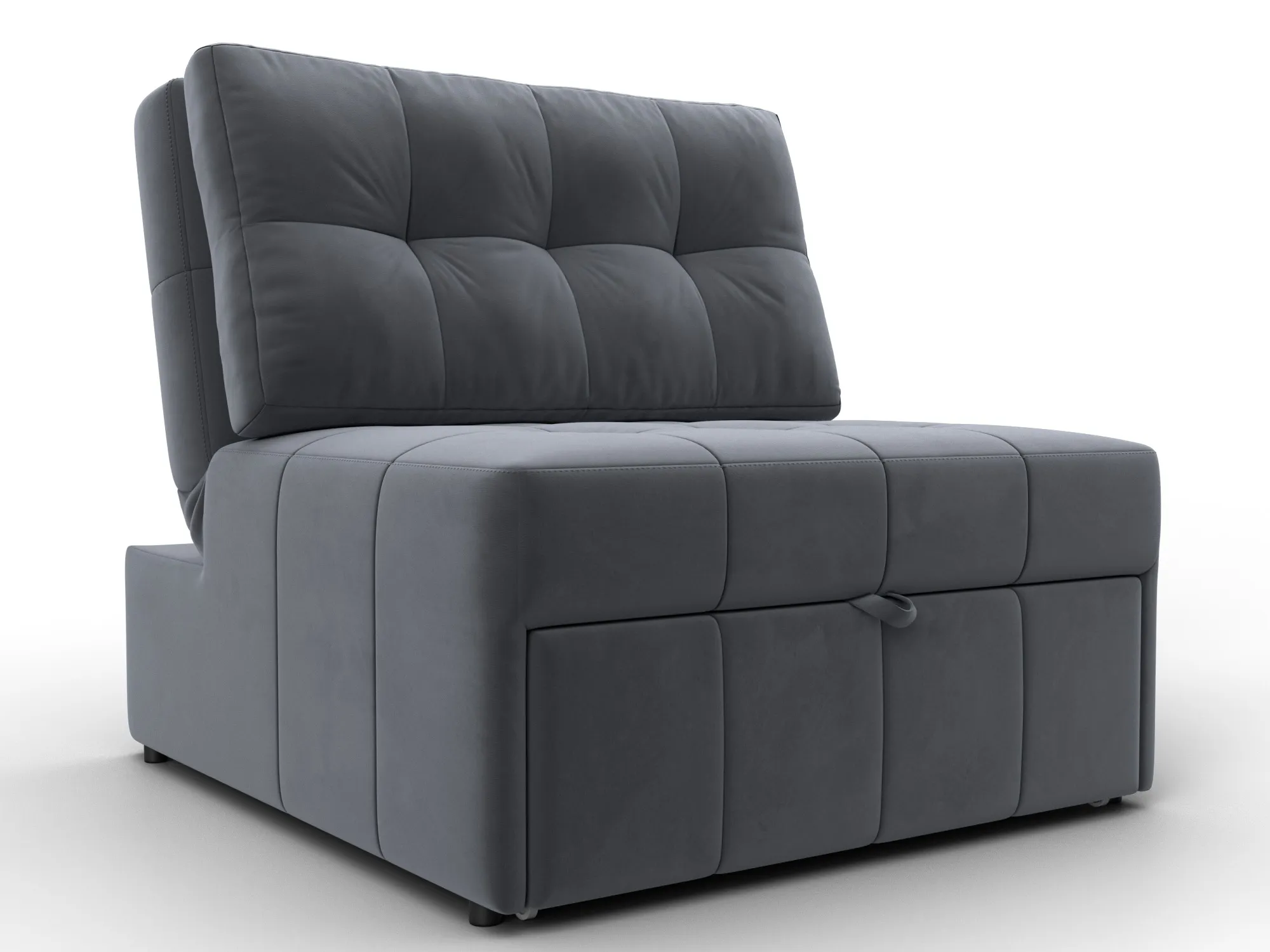 Кресло-кровать Лига-107 (80) ( SEVEN 17 серый )