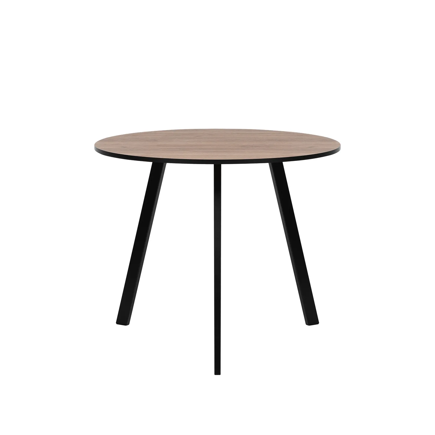 Стол Leset Юка 900 (Чёрный/Дуб крафт табачный)