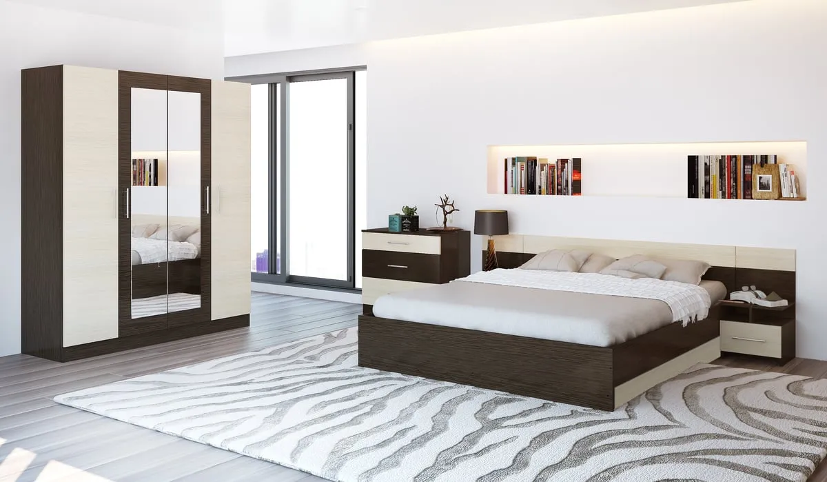 Спальня Леси (венге/дуб молочный)