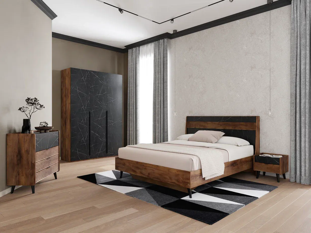 Спальный гарнитур Браун композиция 2