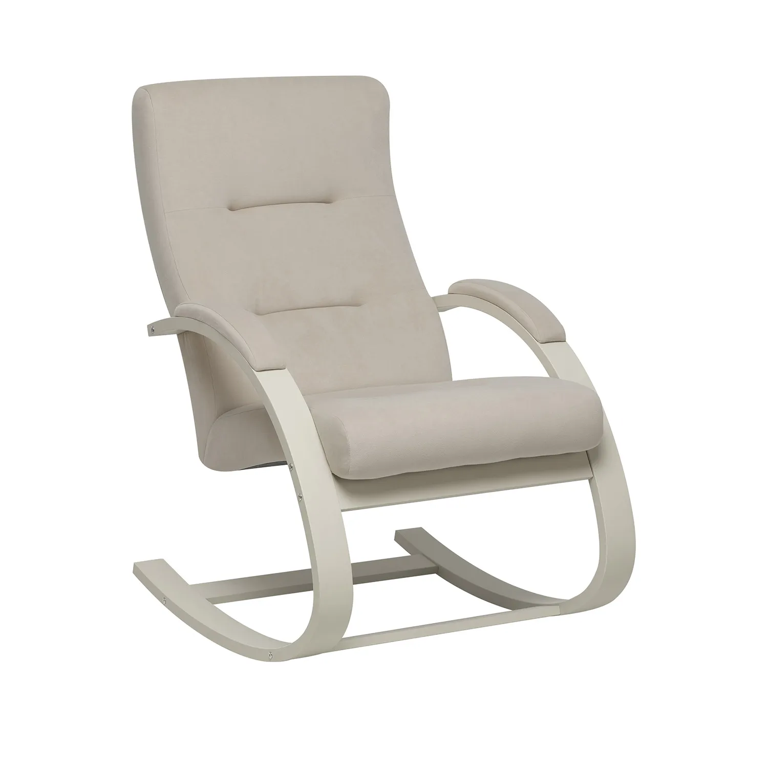 Кресло-качалка Leset Милано 2.0 (Слоновая кость/Bingo 02 (бежевый))