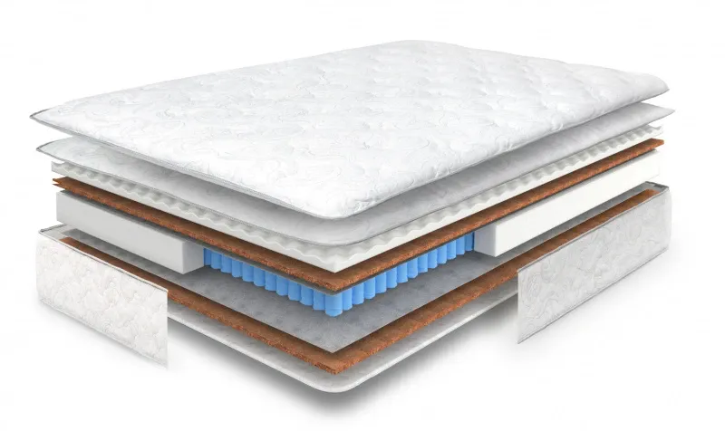 Матрас Royal Extra с топпером 160х200 см Матрас Royal Extra с топпером 160х200 см