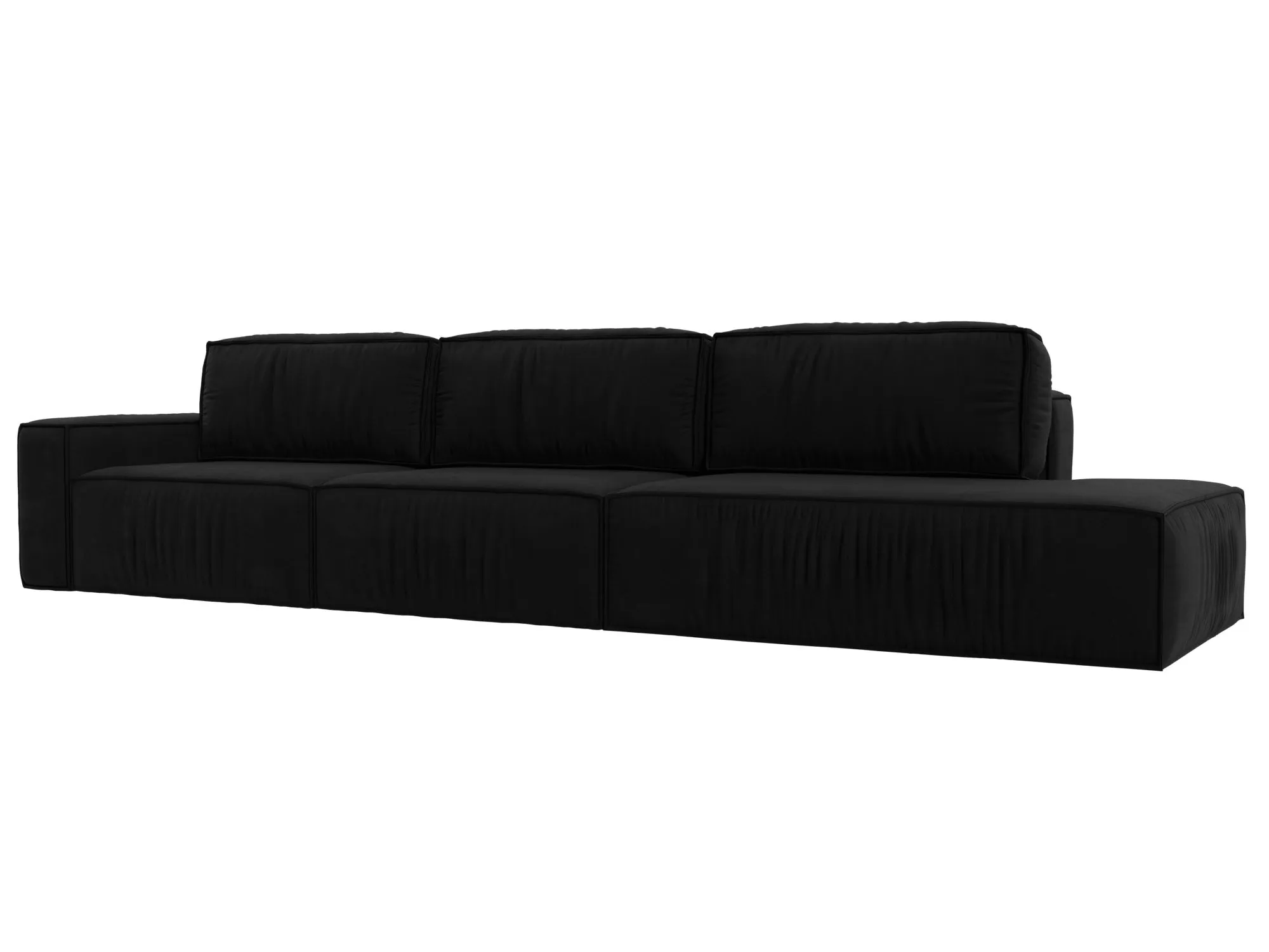 Диван прямой Прага Модерн Лонг подлокотник слева