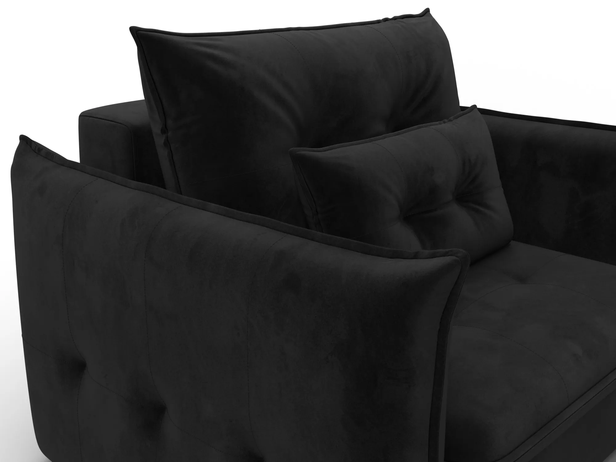 Кресло Лига-100 НПБ ( SEVEN 35 черный )