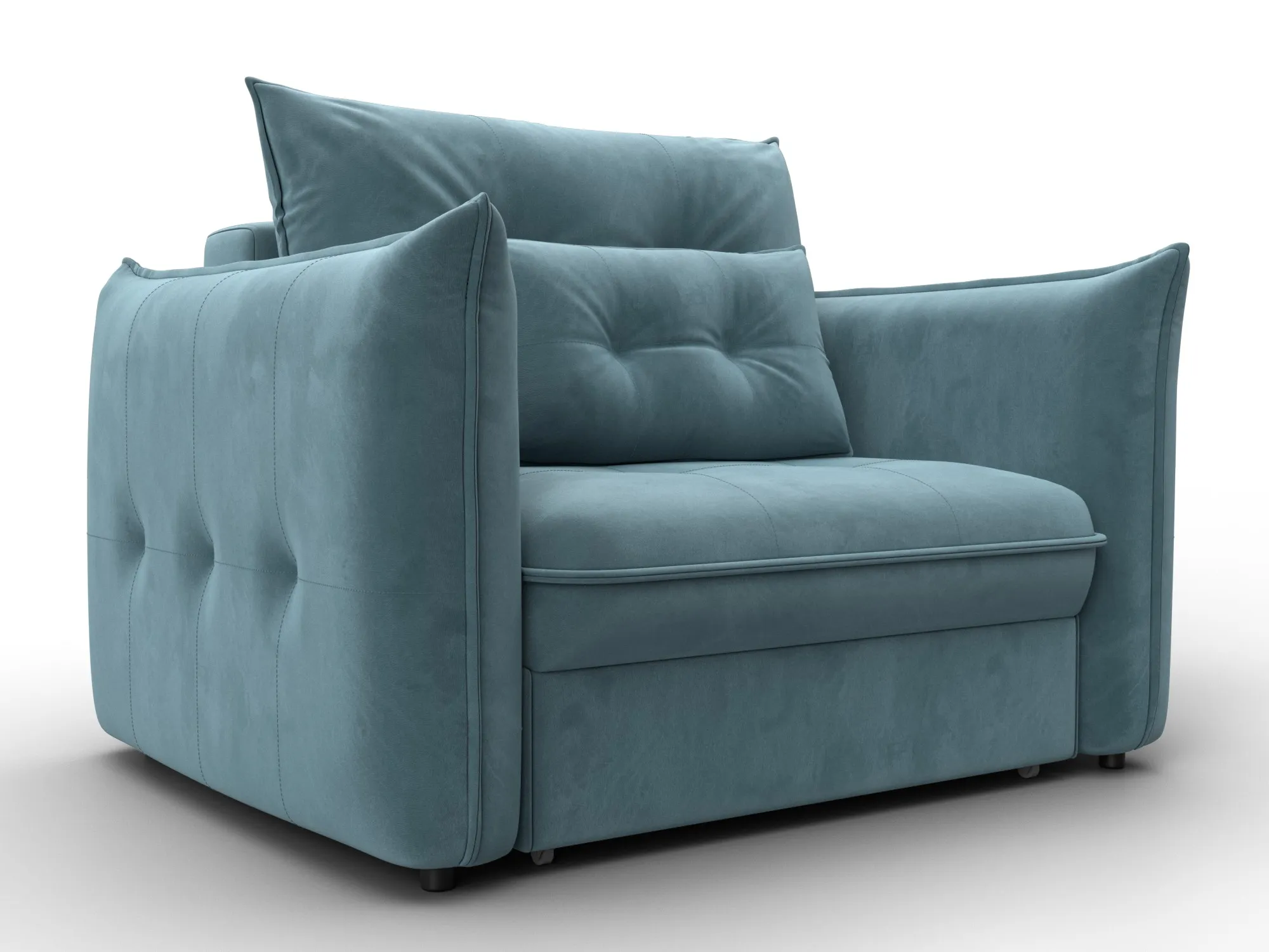 Кресло Лига-100 НПБ ( SEVEN 113 бирюзовый )