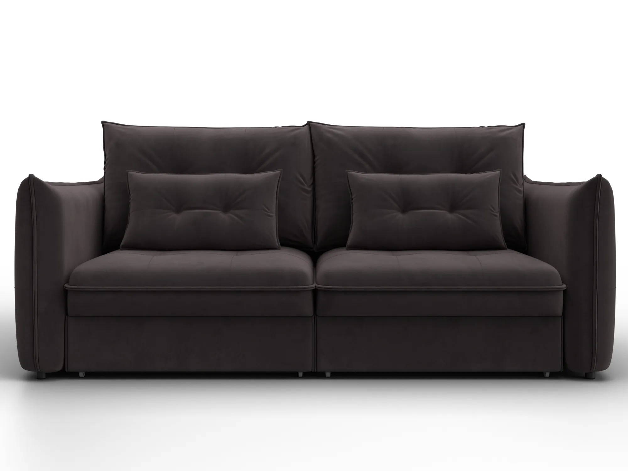 Диван прямой Лига-100 НПБ ( SEVEN 727 коричневый )