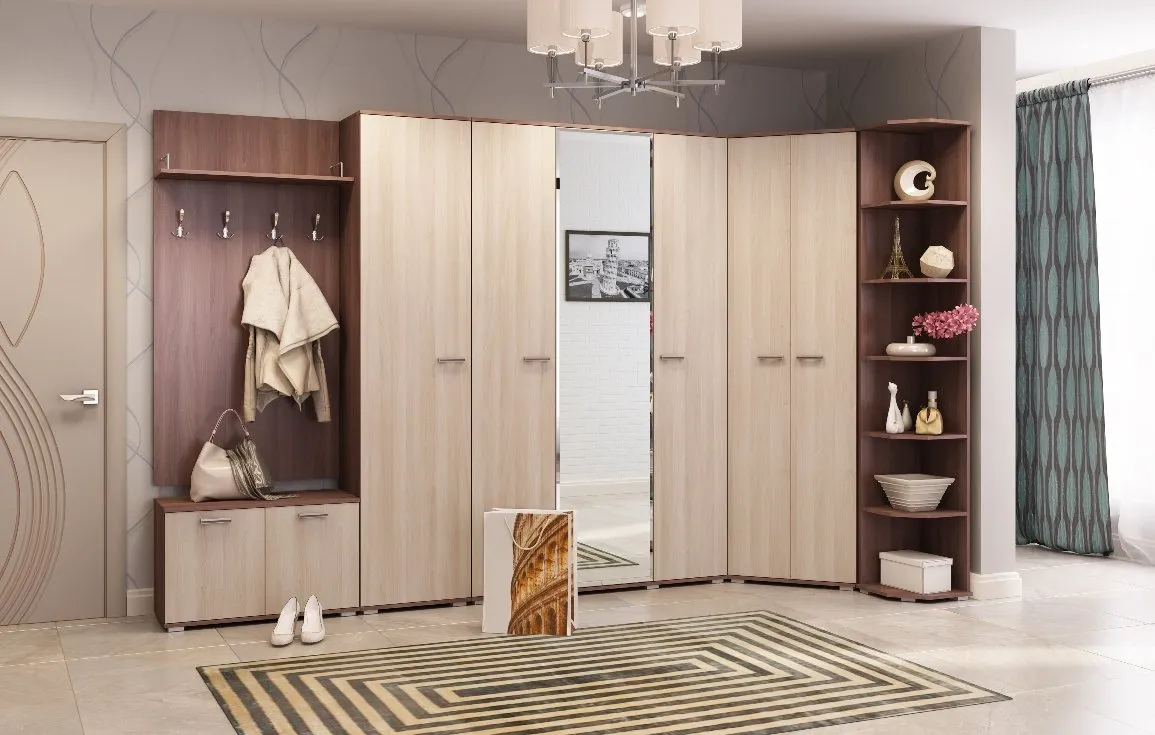 Прихожая ИТАЛИЯ композиция №6 Ясень Шимо 