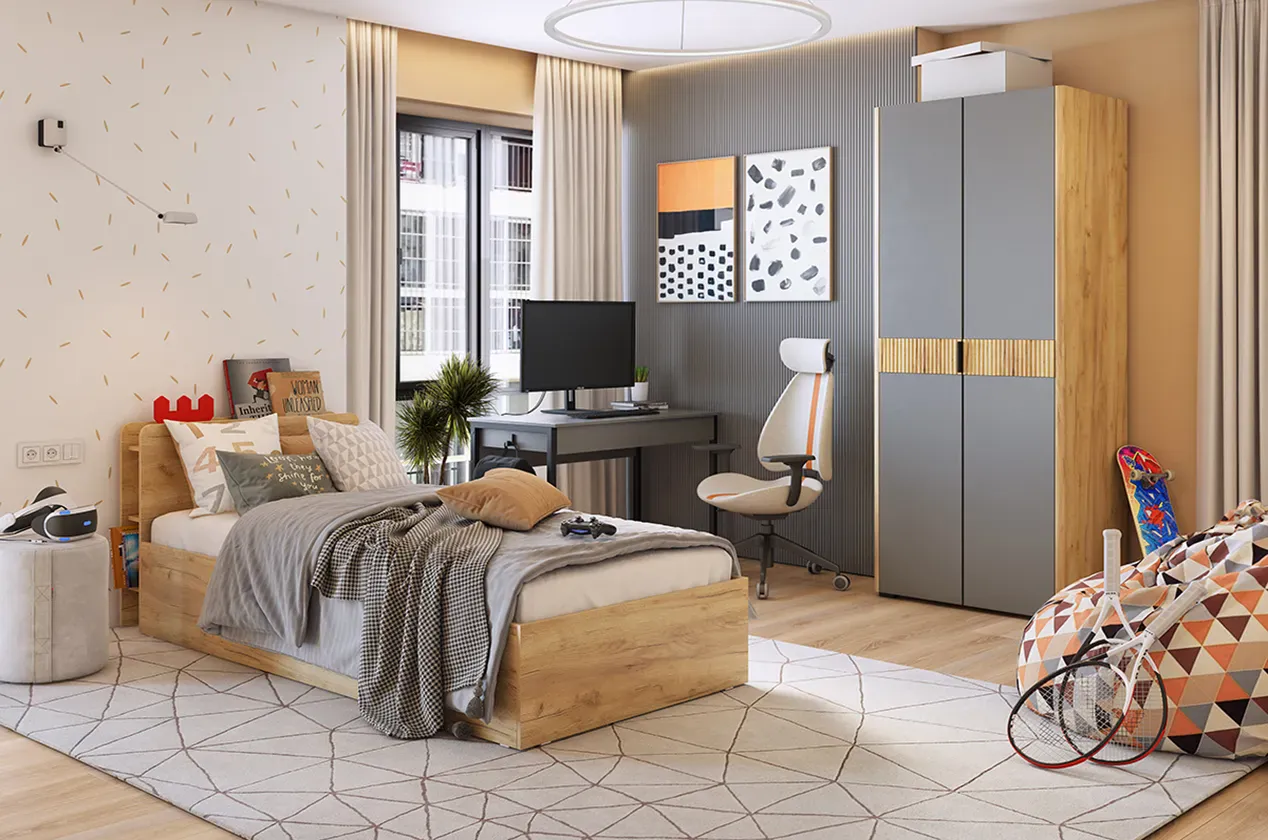 Комплект детской мебели Адам К1 Стол Юниор графит