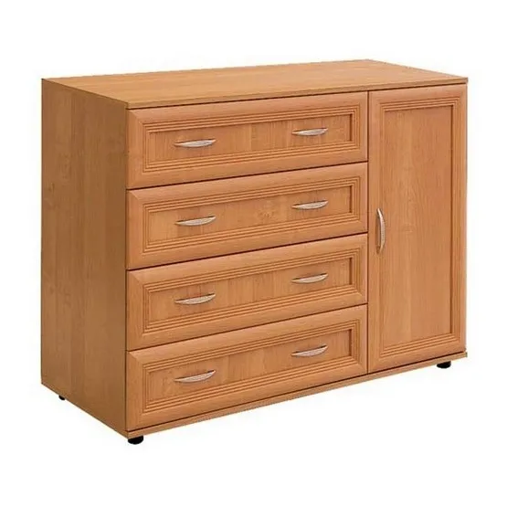 Комод с 4 ящиками и дверцей № 117 Комод с 4 ящиками и дверцей № 117