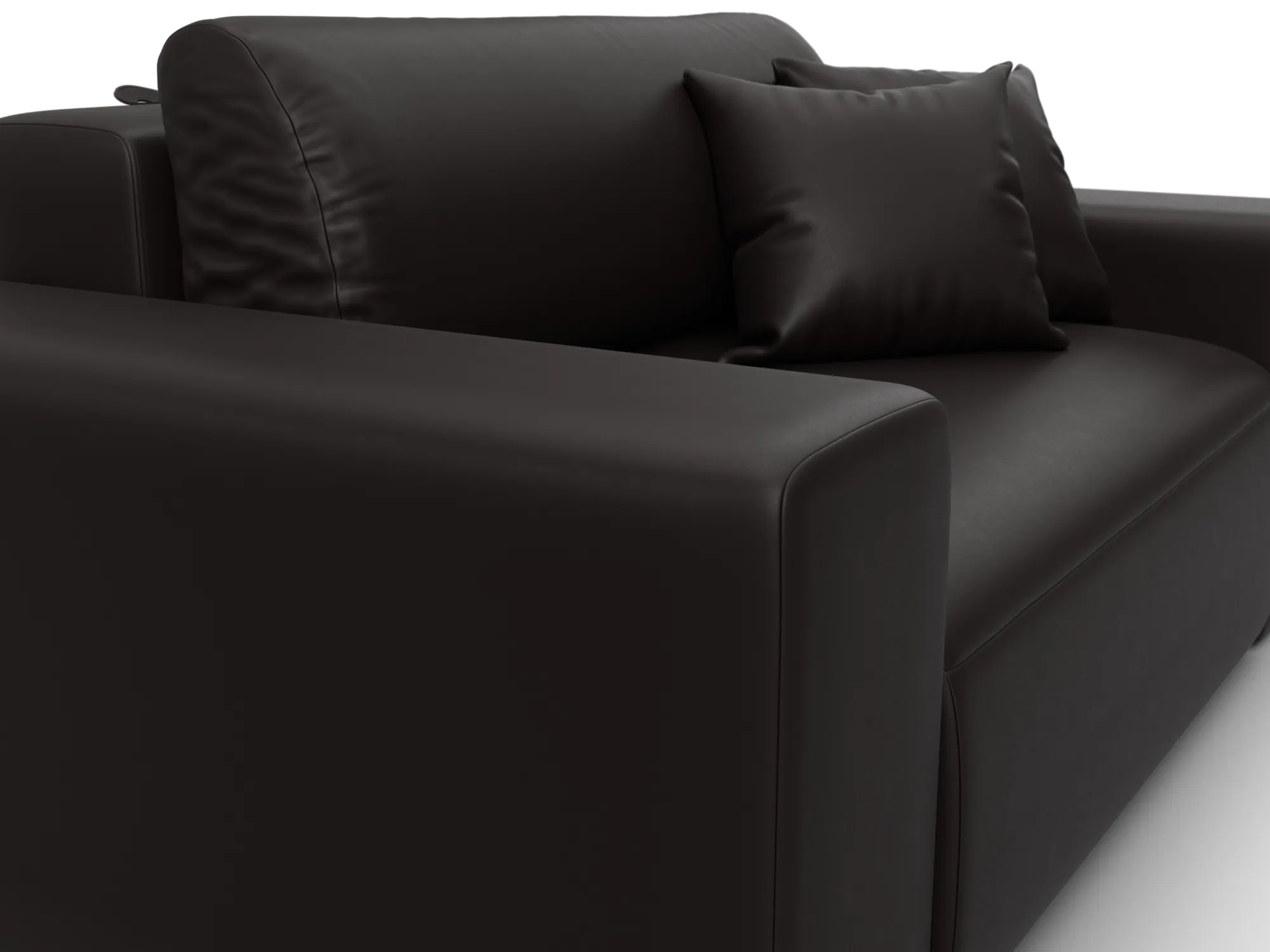 Кресло Лига-036 НПБ ( GRIFON 12 коричневый )