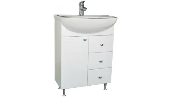 Тумба с раковиной Классик В3 60 см с ящиками