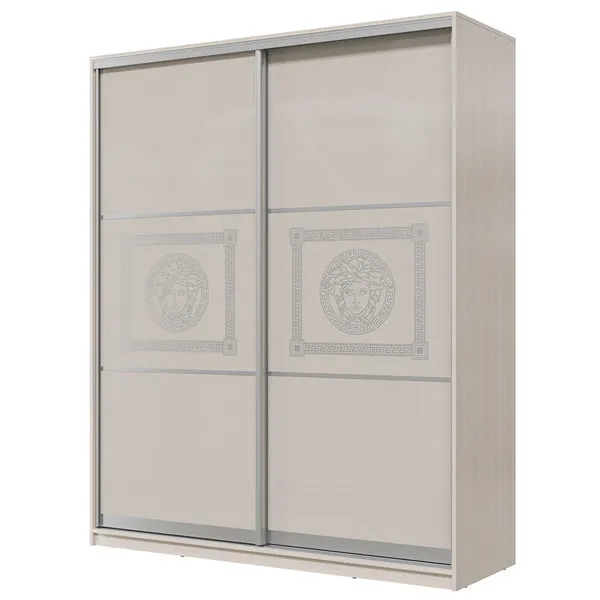 Шкаф-купе Премиум (стекло лакобель с печатью) 2,0 м (вариант 3)