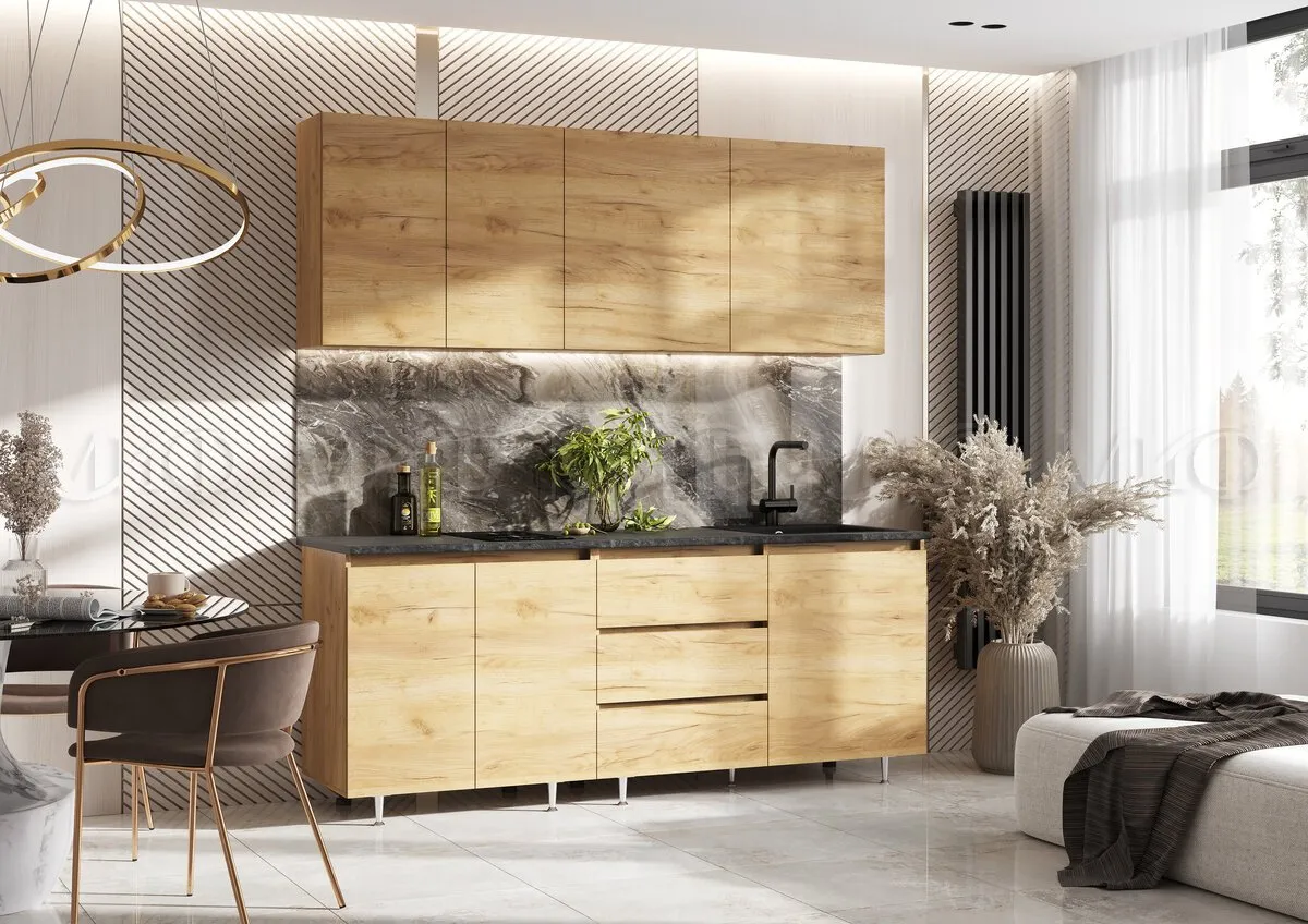 Кухня Челси 2,0 комп №2 (Дуб крафт)