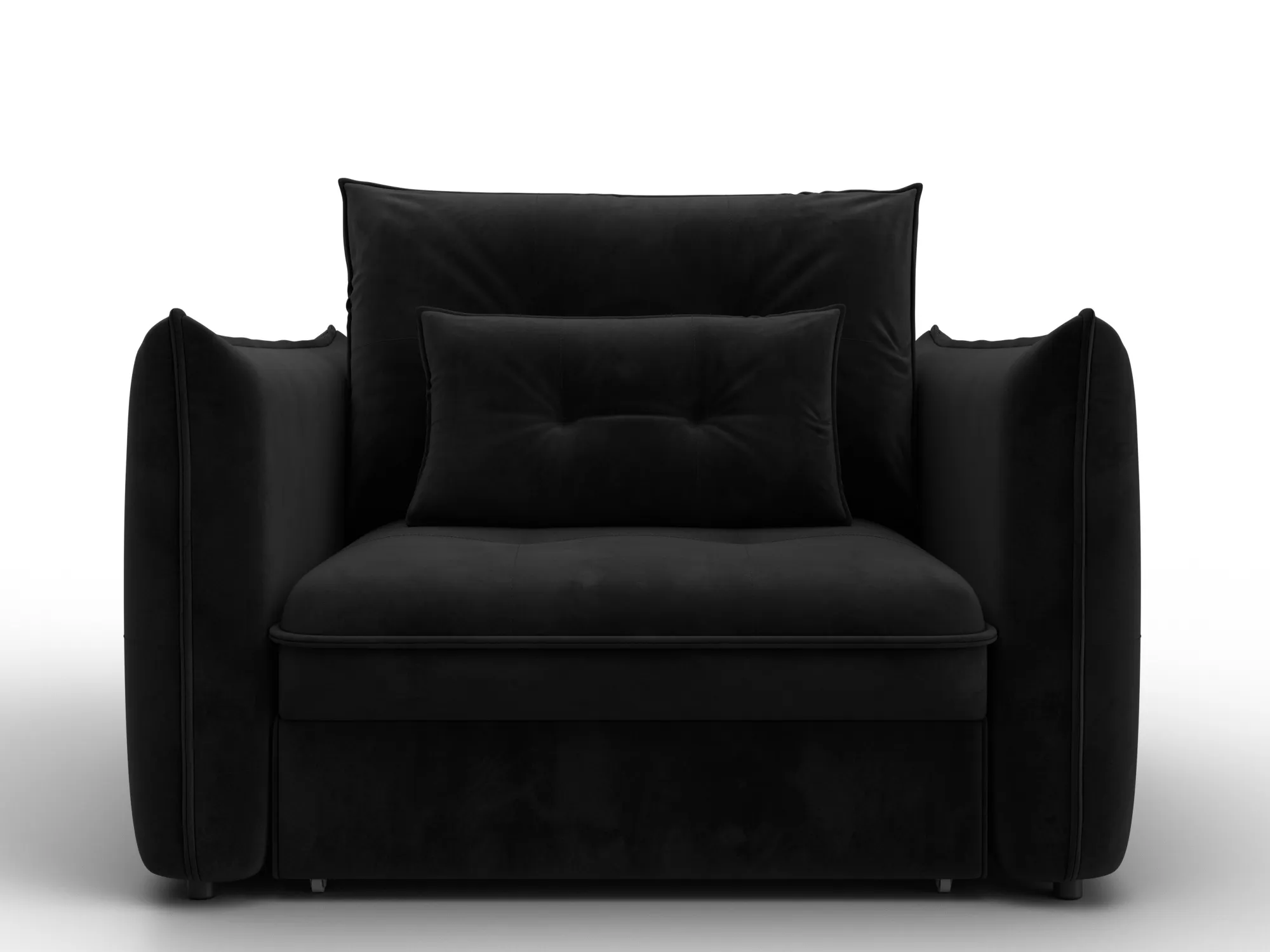 Кресло Лига-100 НПБ ( SEVEN 35 черный )