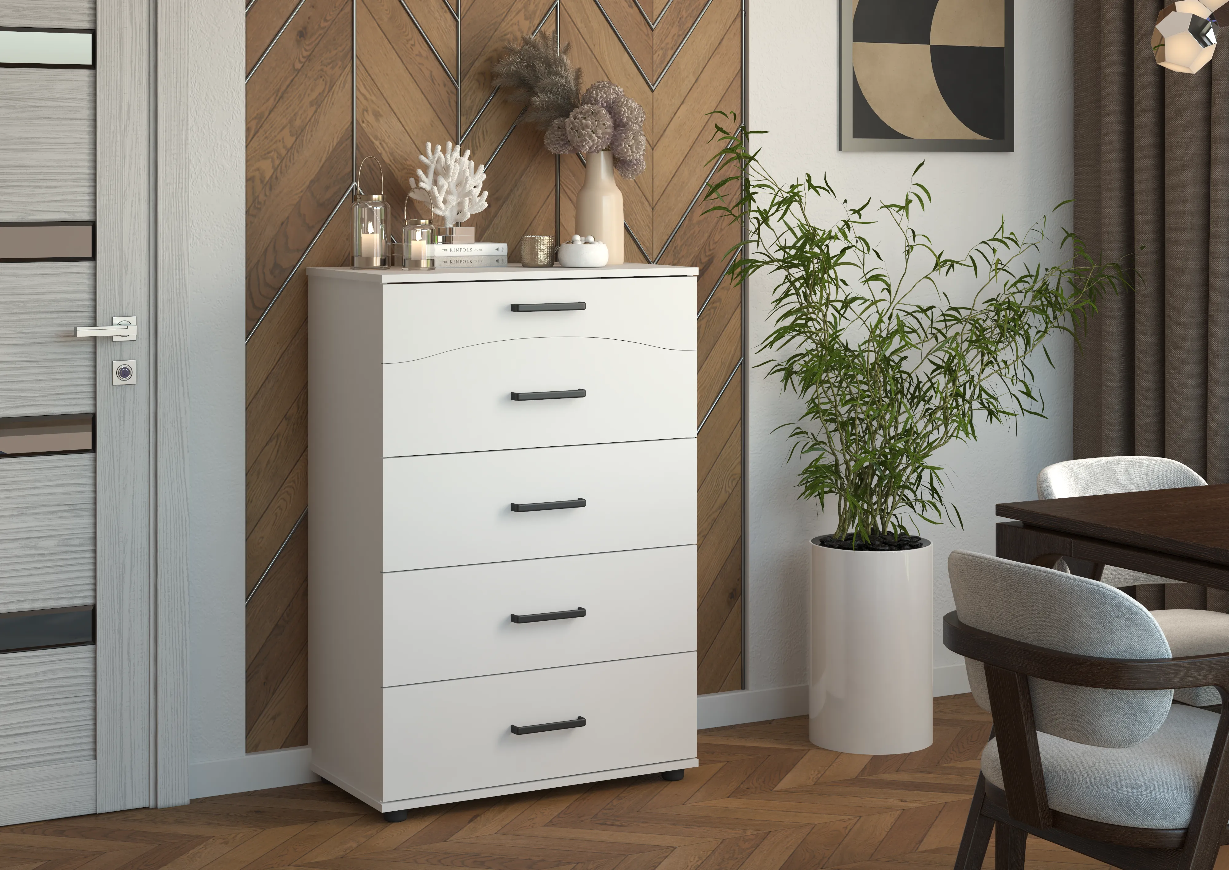 Комод Вега К-01 белый Комод Вега К-01 белый