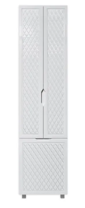 Пенал напольный "3D" 50 В1 с корзиной для белья Домино