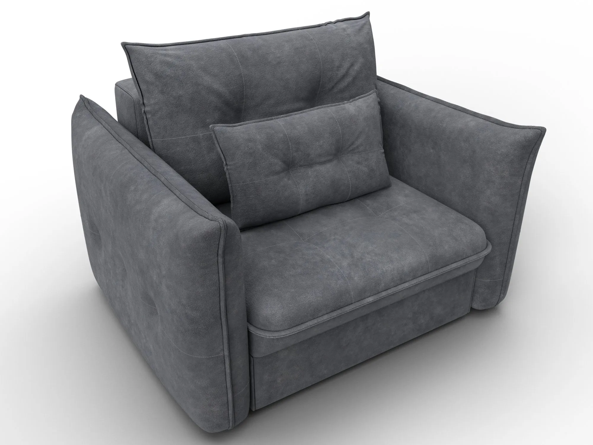 Кресло Лига-100 НПБ ( BRUT 16 темно-серый )